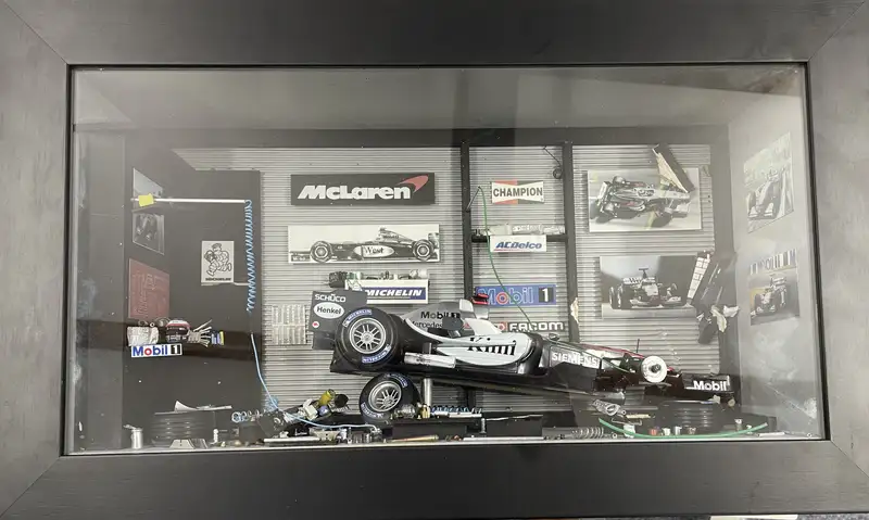 Highly Detailed Diorama of Kimi Räikkönen's McLaren MP4-20-Sold