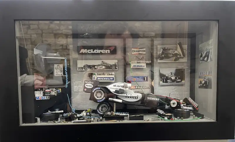Highly Detailed Diorama of Kimi Räikkönen's McLaren MP4-20-Sold
