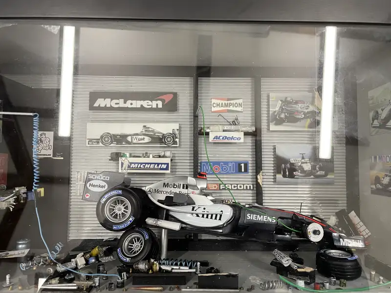 Highly Detailed Diorama of Kimi Räikkönen's McLaren MP4-20-Sold