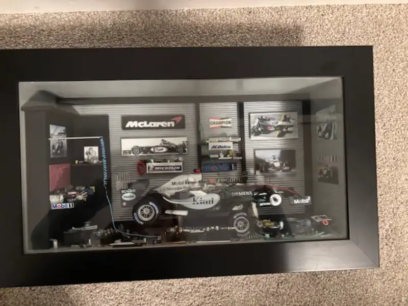 Highly Detailed Diorama of Kimi Räikkönen's McLaren MP4-20-Sold