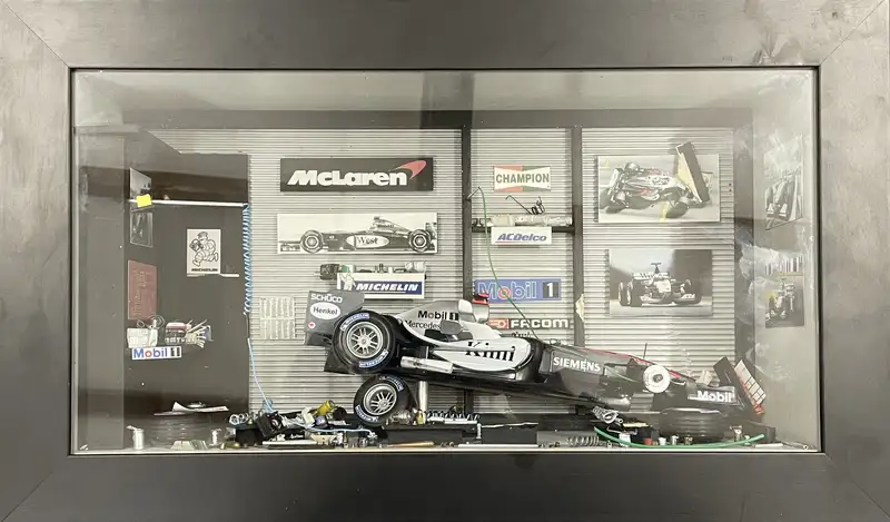 Highly Detailed Diorama of Kimi Räikkönen's McLaren MP4-20-Sold