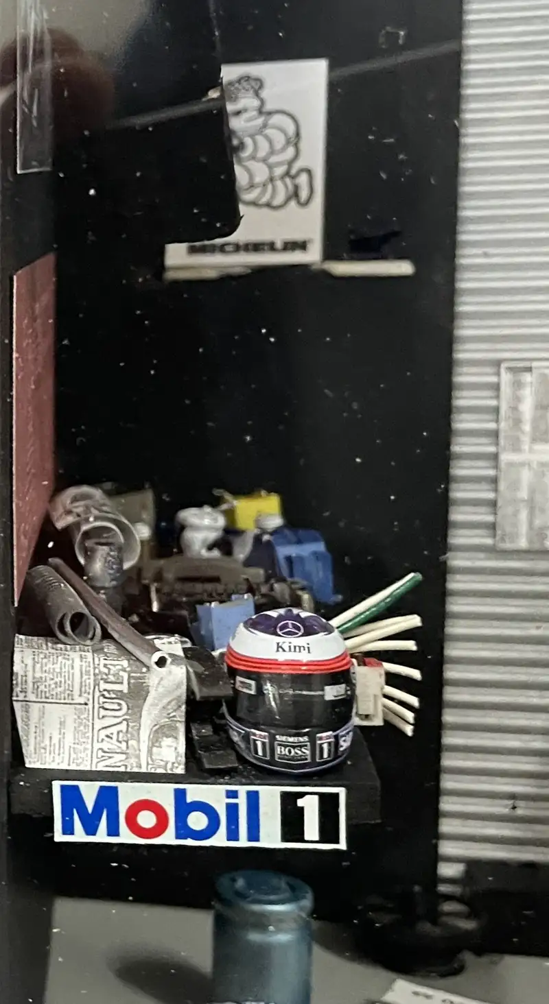 Highly Detailed Diorama of Kimi Räikkönen's McLaren MP4-20-Sold