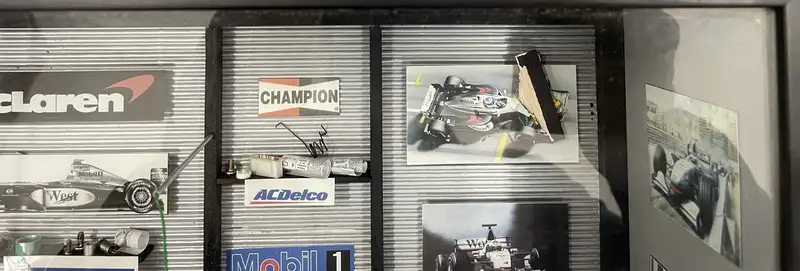 Highly Detailed Diorama of Kimi Räikkönen's McLaren MP4-20-Sold