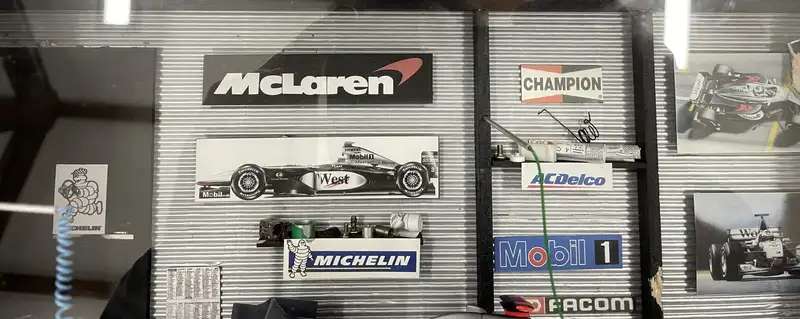 Highly Detailed Diorama of Kimi Räikkönen's McLaren MP4-20-Sold