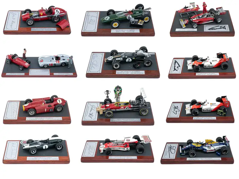 The Ultimate Collection of Formula 1 Champions - Signed, Hig-For Sale