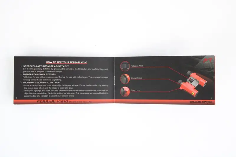 2007 Ferrari Visio William Optics Team-Issued Binoculars Set-For Sale