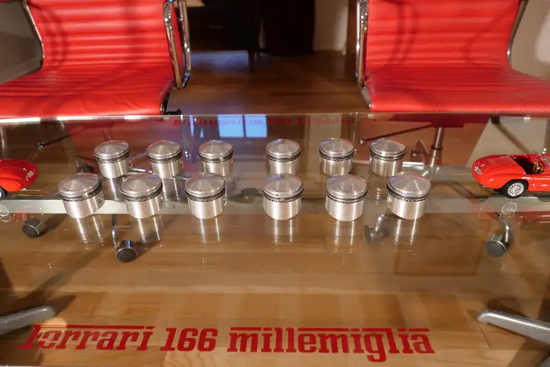 Ferrari 166 Miglia Mille-Themed Meeting / Presentation Table-Sold