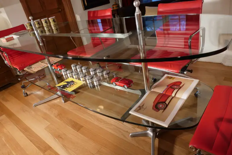 Ferrari 166 Miglia Mille-Themed Meeting / Presentation Table-Sold