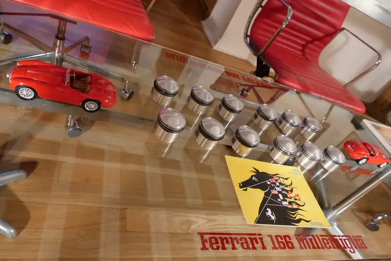 Ferrari 166 Miglia Mille-Themed Meeting / Presentation Table-Sold