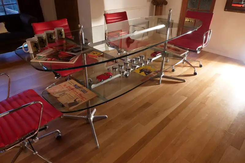 Ferrari 166 Miglia Mille-Themed Meeting / Presentation Table-Sold