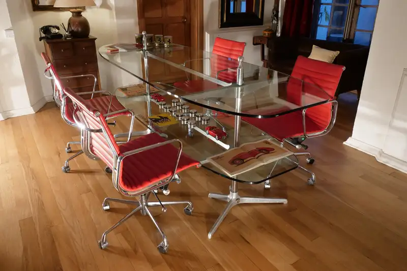 Ferrari 166 Miglia Mille-Themed Meeting / Presentation Table-Sold