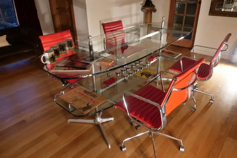 Ferrari 166 Miglia Mille-Themed Meeting / Presentation Table-Sold