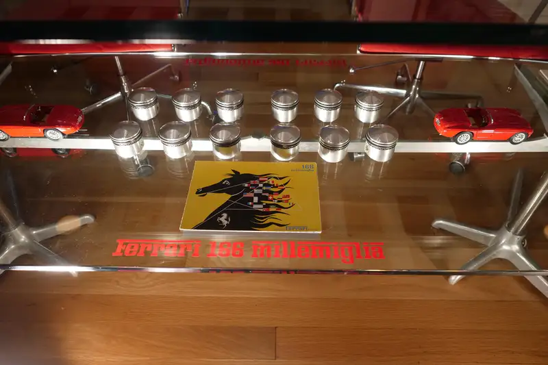 Ferrari 166 Miglia Mille-Themed Meeting / Presentation Table-Sold