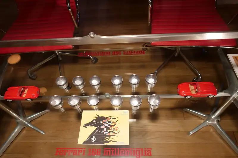 Ferrari 166 Miglia Mille-Themed Meeting / Presentation Table-Sold