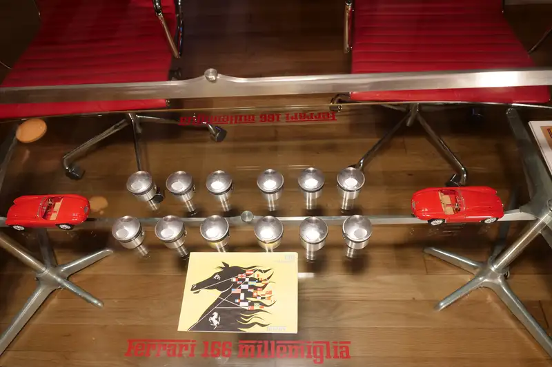 Ferrari 166 Miglia Mille-Themed Meeting / Presentation Table-Sold