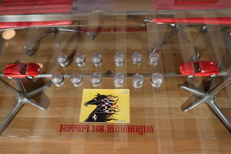 Ferrari 166 Miglia Mille-Themed Meeting / Presentation Table-Sold