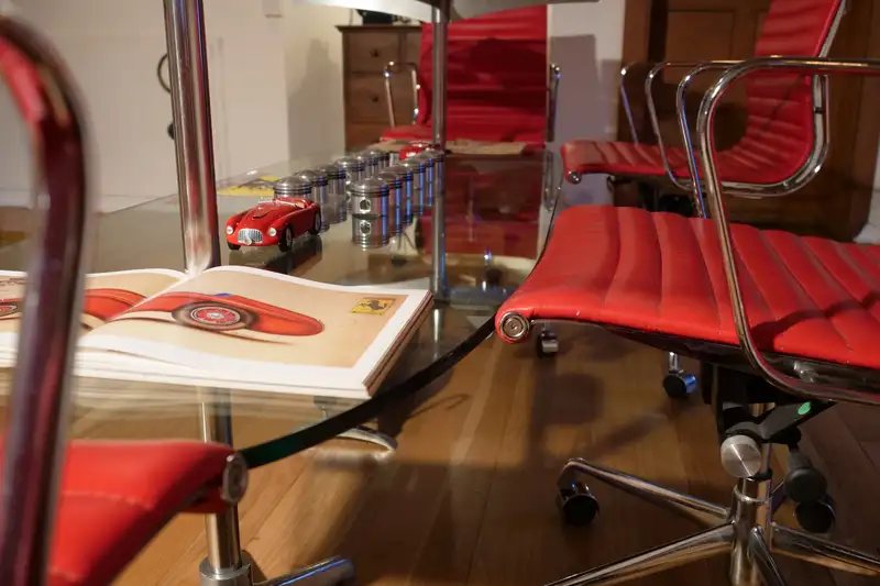 Ferrari 166 Miglia Mille-Themed Meeting / Presentation Table-Sold