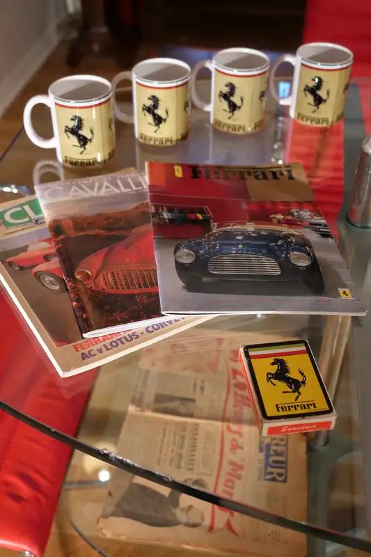Ferrari 166 Miglia Mille-Themed Meeting / Presentation Table-Sold