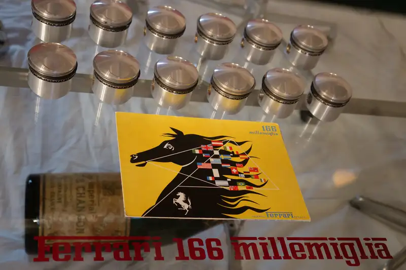 Ferrari 166 Miglia Mille-Themed Meeting / Presentation Table-Sold
