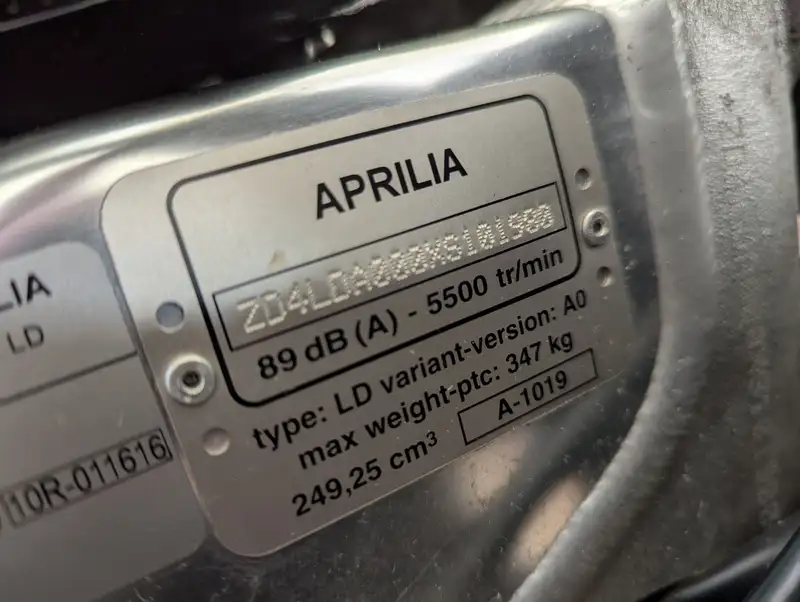 2001 Aprilia RS250 Mk2 249cc-Sold