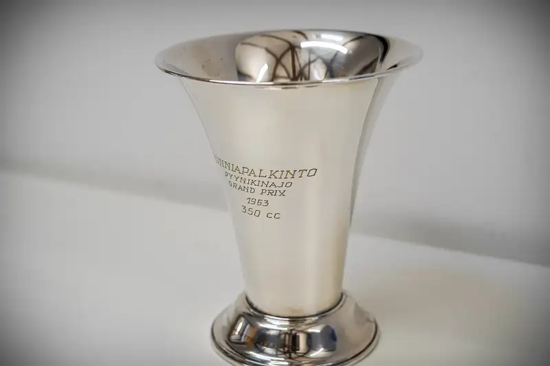 1963 Mike Hailwood 350cc Pyynikinajo GP Race Trophy-Sold
