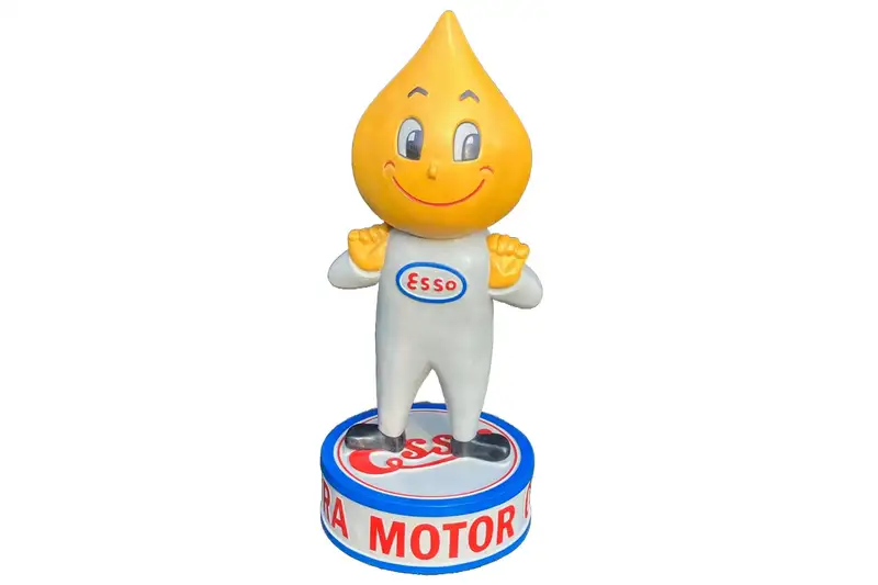 'Mr Drip' or 'Happy' Hand-Painted Forecourt Figure-Sold