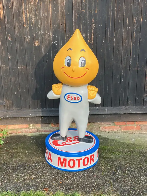 'Mr Drip' or 'Happy' Hand-Painted Forecourt Figure-Sold