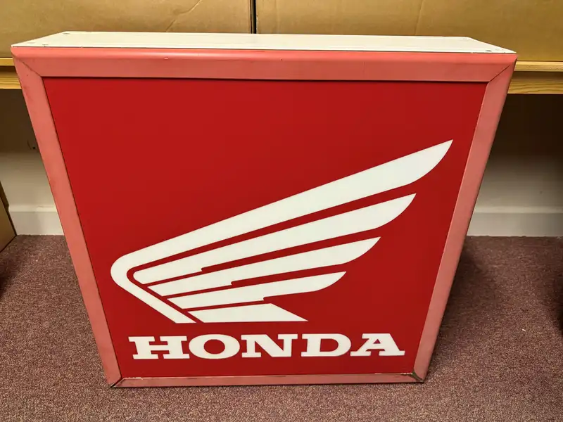Genuine Honda Dealer Illuminated Showroom Sign -Sold