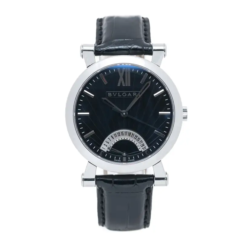 2012 Bvlgari Sotirio Date Retrograde with Box and Paperwork-For Sale