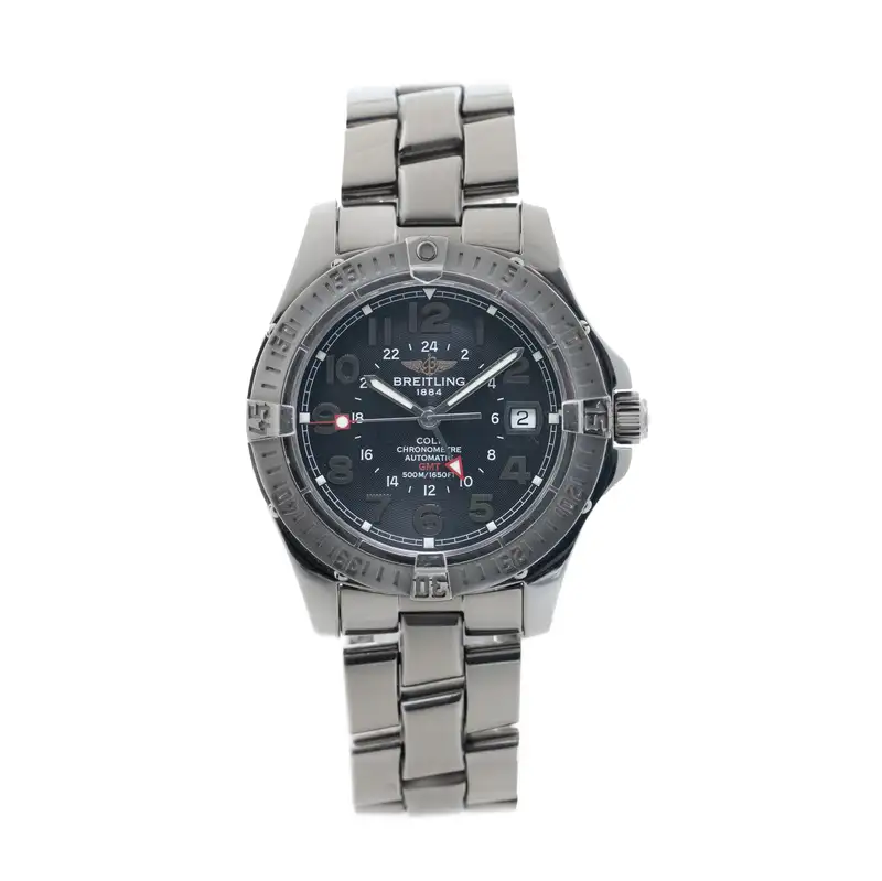 2005 Breitling Colt GMT Automatic Complete with Box and Pape-Sold