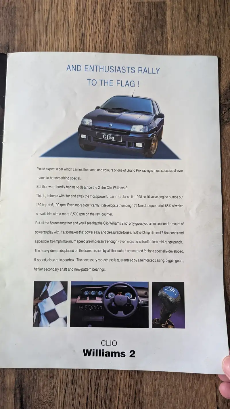 1994 Renault Clio Williams 2 -Sold