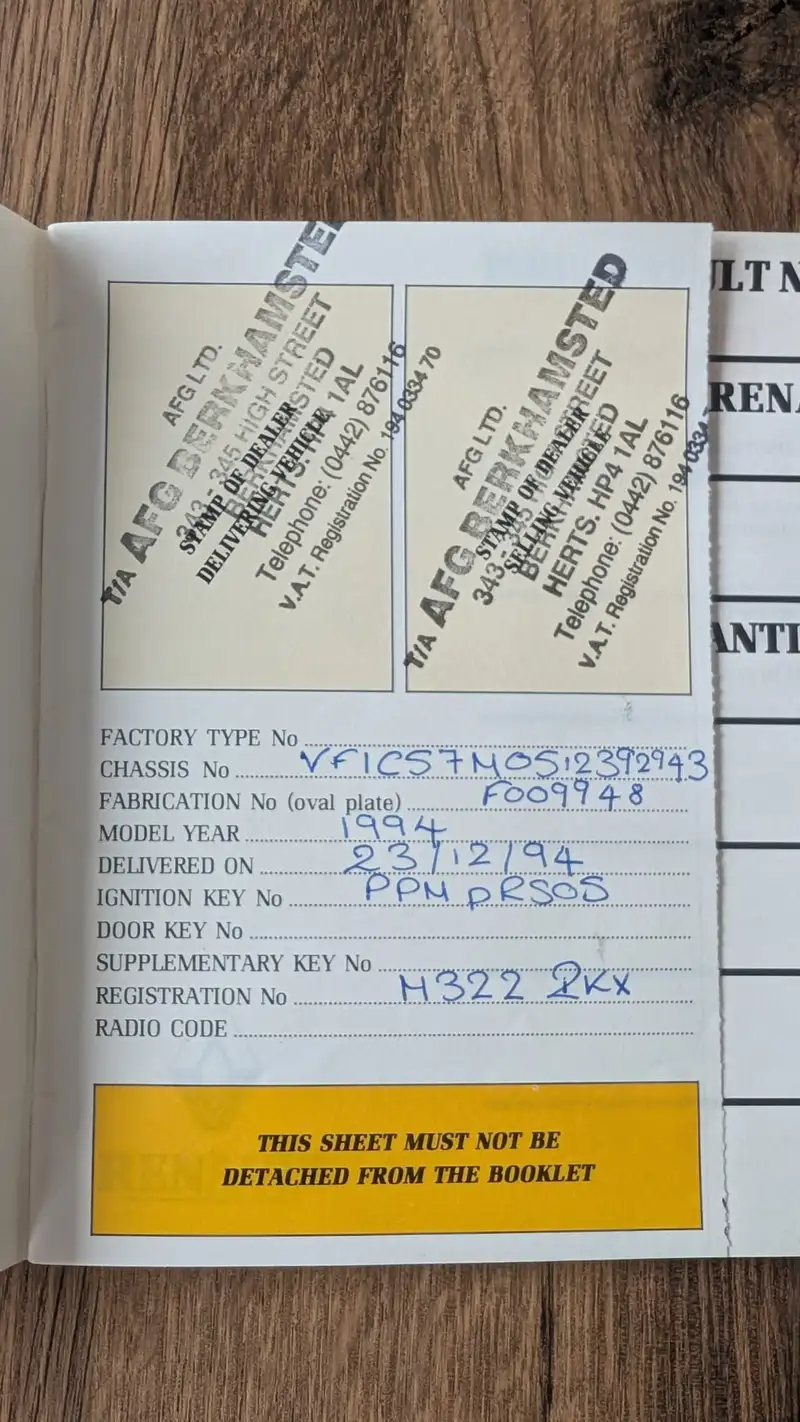 1994 Renault Clio Williams 2 -Sold