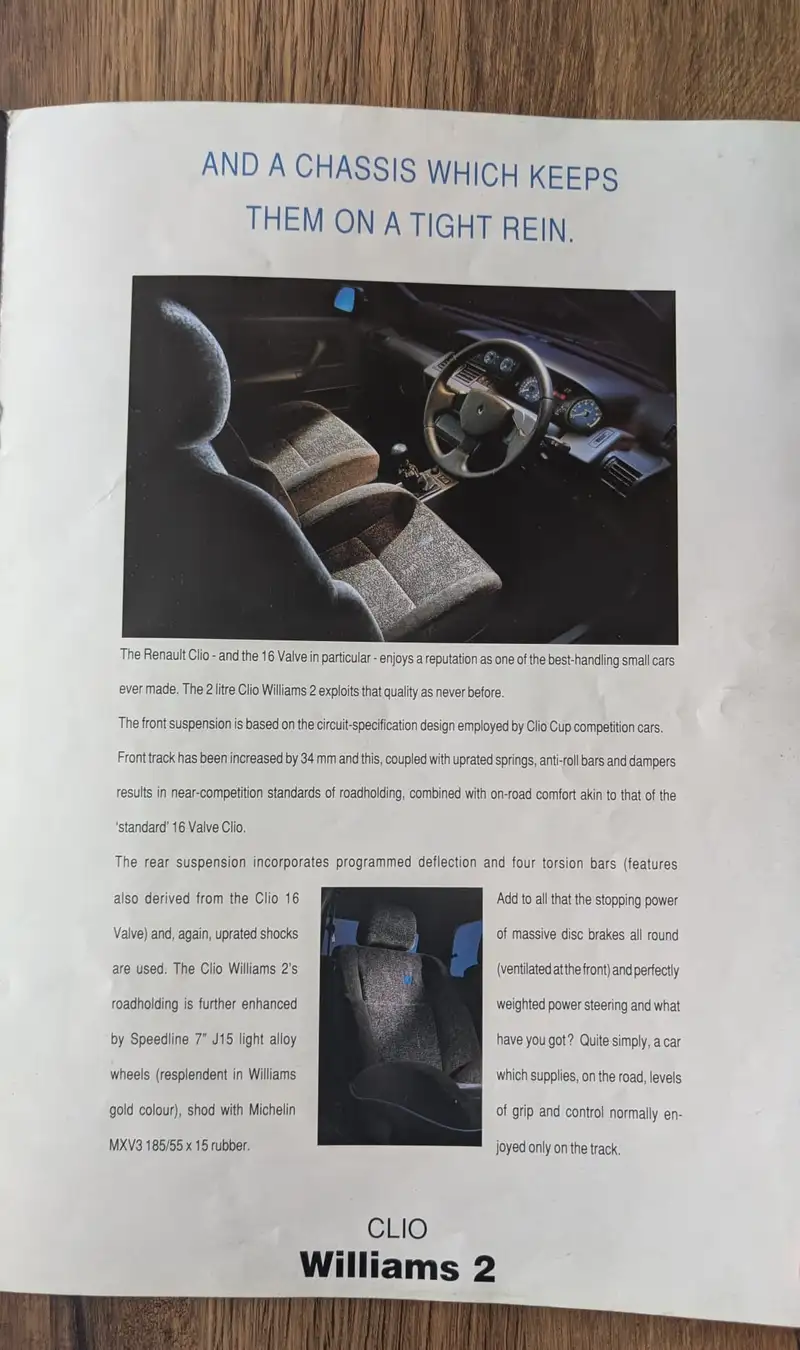 1994 Renault Clio Williams 2 -Sold