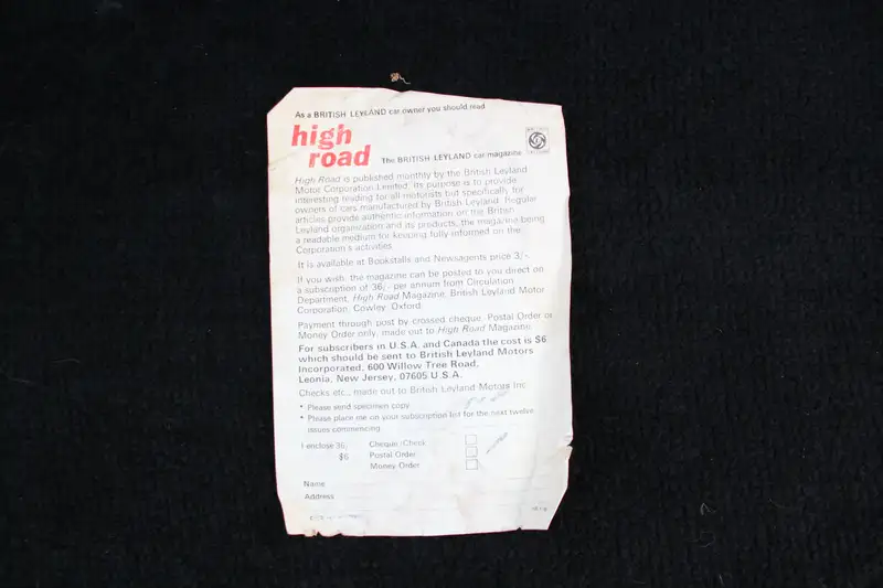 1973 MG B GT -Sold