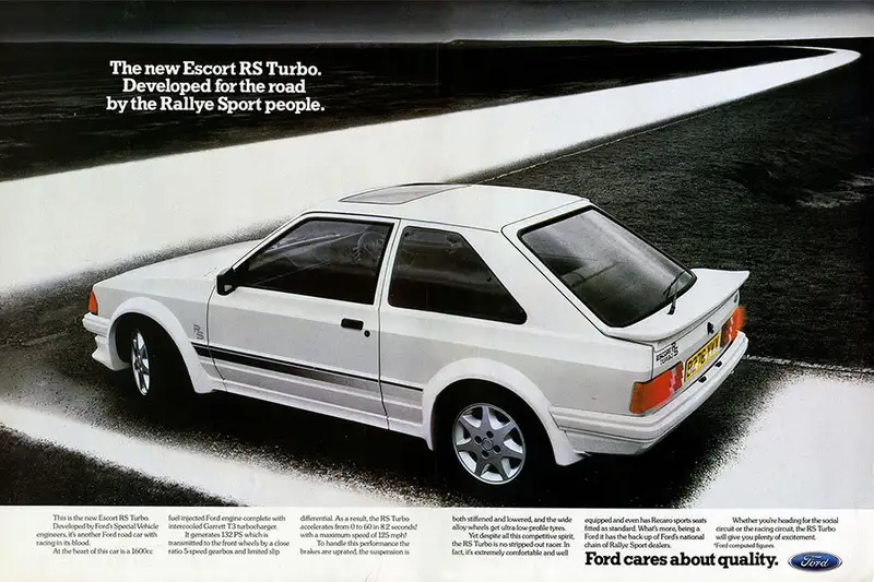 1985 Ford Escort RS Turbo Series 1 - Fully Restored-Sold