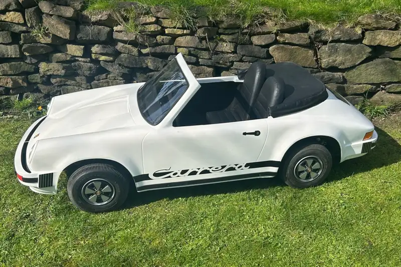 'Porsche 911' Junior Petrol-Engined Childrens Car-Sold