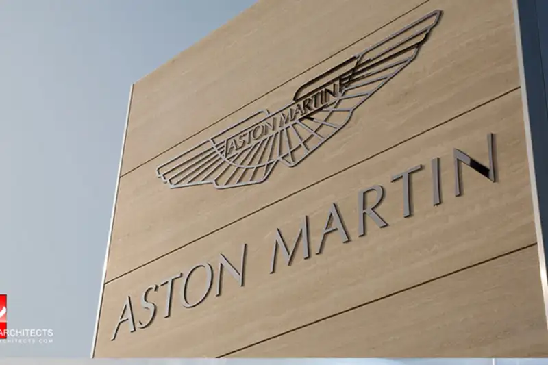 Substantial Metal 'Aston Martin' Wings-For Sale
