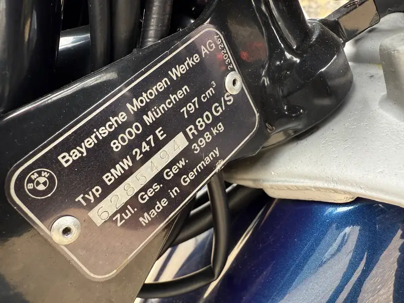 1985 BMW R80 G/S 797cc-For Sale