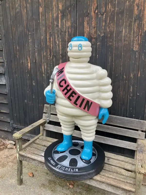 Fibreglass 'Mr. Bibendum' Michelin Man Forcourt Figure-For Sale