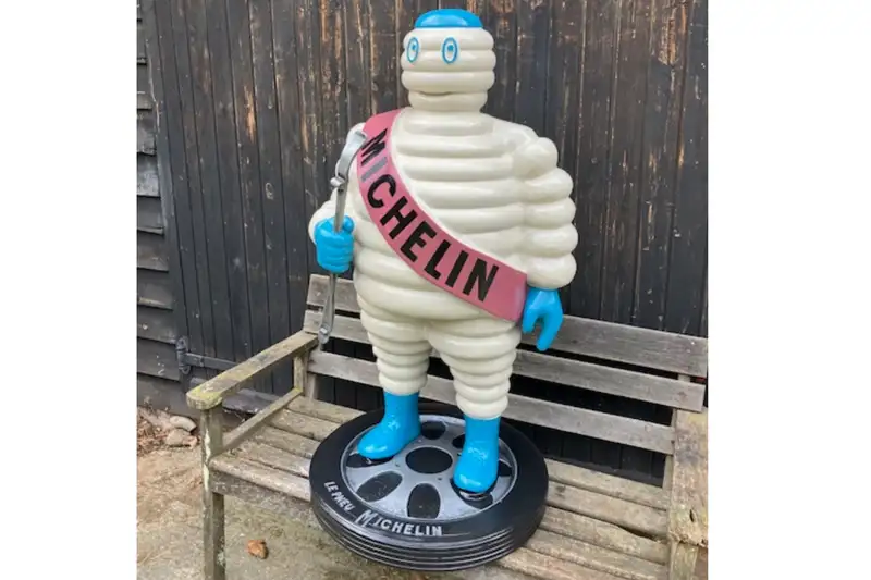 Fibreglass 'Mr. Bibendum' Michelin Man Forcourt Figure-For Sale