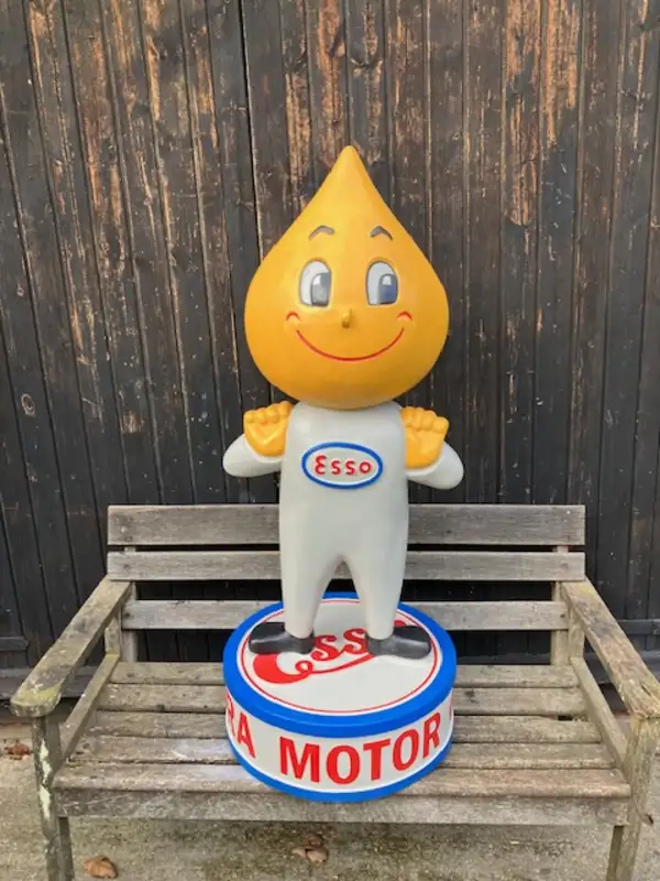 'Mr Drip' Hand-Painted ESSO Petrol Forecourt Mascot-Sold