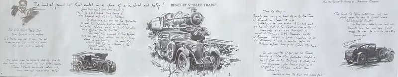 A Brace of Rare Terence Cuneo Bentley Prints-For Sale