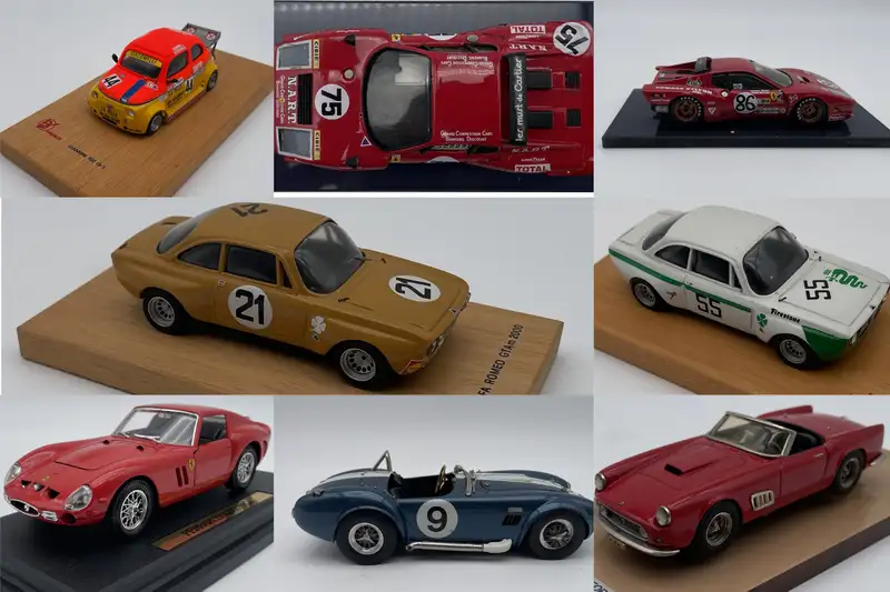 A Selection of Eight Model Cars-For Sale