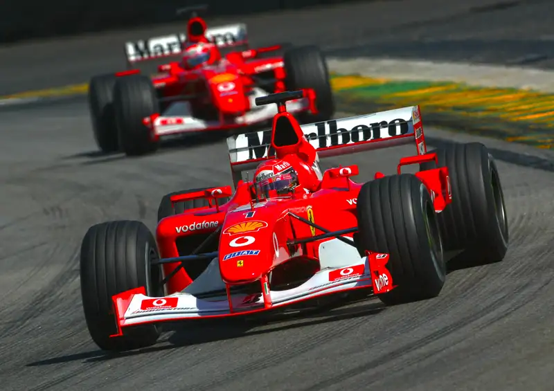 Schumacher Leads Barrichello - Limited Edition Photographic -For Sale