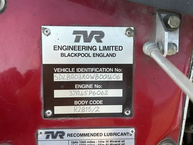1998 TVR Chimaera 4.5-Sold