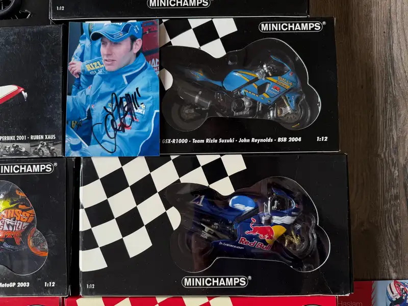 Collection of 22 Minichamps 1/12 scale boxed models-Sold