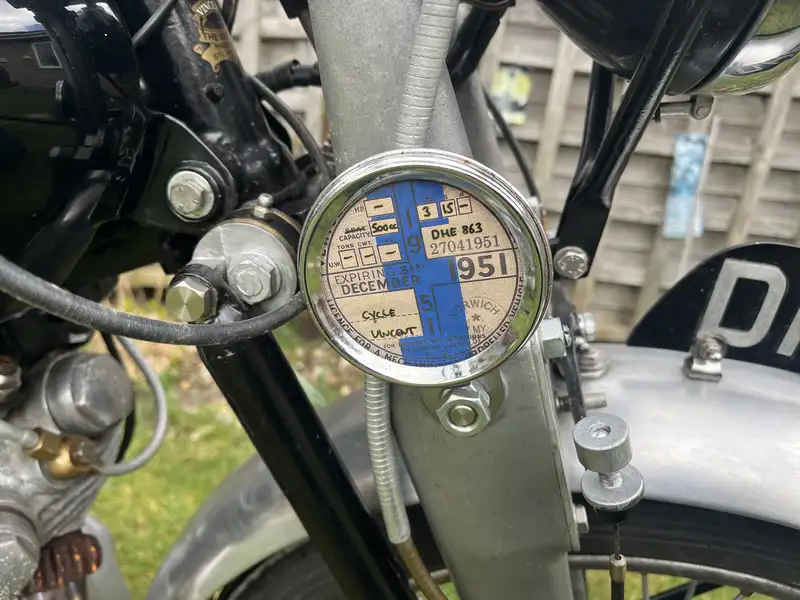 1951 Vincent Series C Comet 499cc-Sold