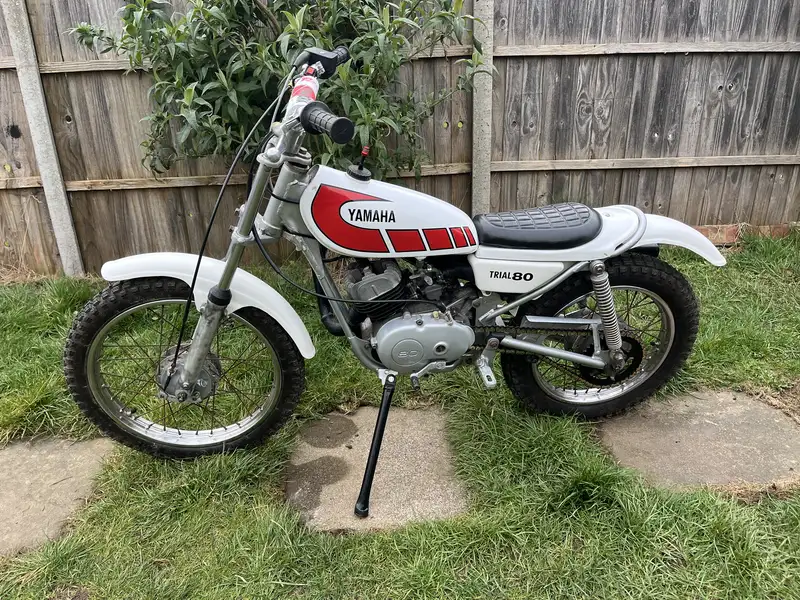 c1977 Yamaha TY80 Trials 72cc-Sold