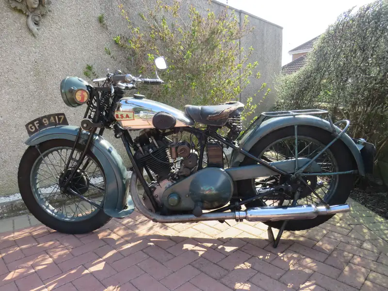 1930 BSA S30-13 De Luxe 'Sloper' 493cc-Sold
