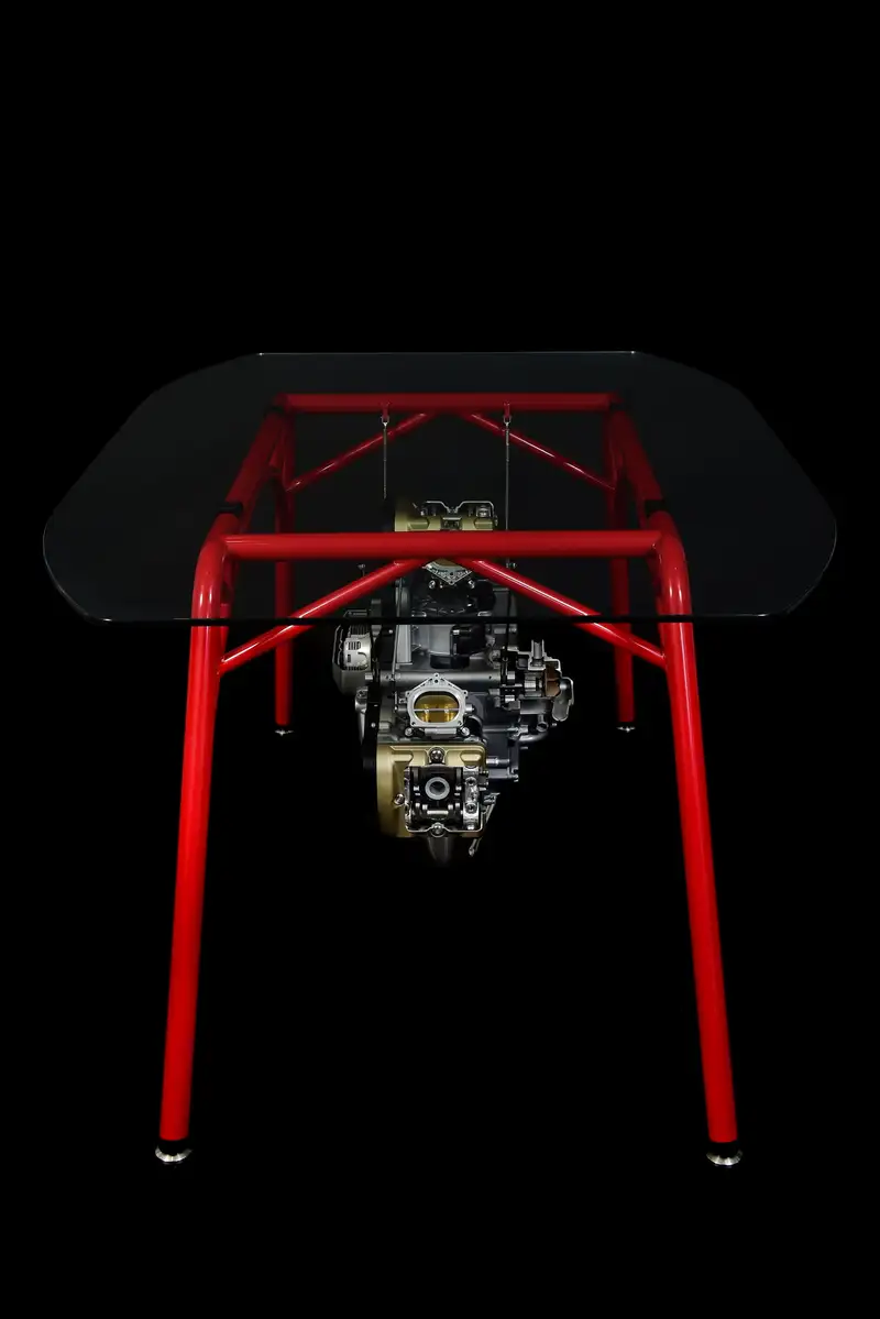 Hand-Crafted Unique Ducati Testastretta Homage Table-For Sale